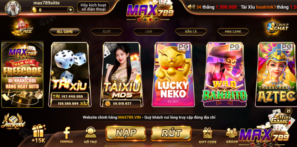 Những ưu điểm của app Max789