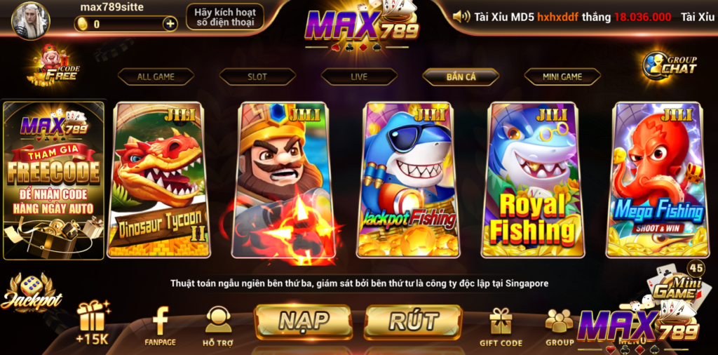 Giải đáp một số thắc mắc trong quá trình tải ứng dụng Max789